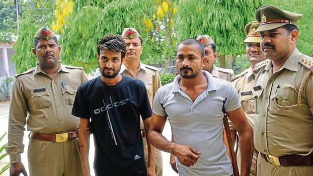 Police said the two men were on their way home on their motorcycle around 2am when they saw Sachin on the road and started beating him up with his stick. (Sakib Ali/HT Photo) Police said the two men were on their way home on their motorcycle around 2am when they saw Sachin on the road and started beating him up with his stick. (Sakib Ali/HT Photo)