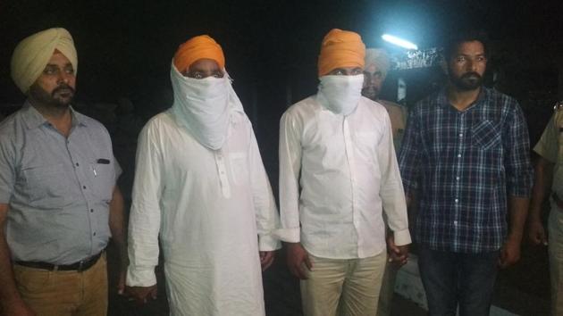 Sandeep Singh, 26, of Bathinda and Amar Singh, 48, of Sirsa were in touch with Australia-based Gurjant Singh, who runs radical outfit International Sikh Federation. (HT Photo) Sandeep Singh, 26, of Bathinda and Amar Singh, 48, of Sirsa were in touch with Australia-based Gurjant Singh, who runs radical outfit International Sikh Federation. (HT Photo)