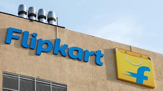 The logo of Flipkart is seen on the company's office in Bengaluru.(Reuters Photo)