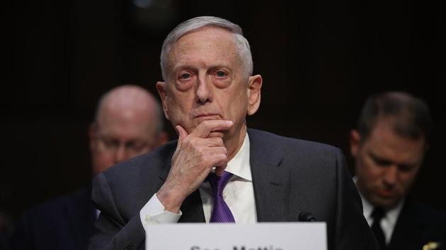 U.S. Secretary of Defense James Mattis testifies before the Senate Armed Services Committee April 26, 2018 in Washington, DC.(AFP File Photo)