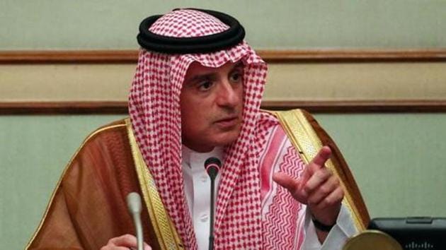 Saudi Arabia's Foreign Minister Adel al-Jubeir speaks at a briefing with reporters at the Saudi Embassy in London.(Reuters File Photo)