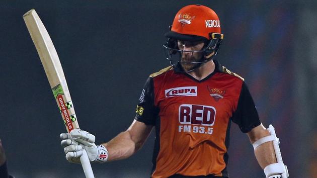 Kane Williamson raises his bat after scoring a fifty. (AP) Kane Williamson raises his bat after scoring a fifty. (AP)