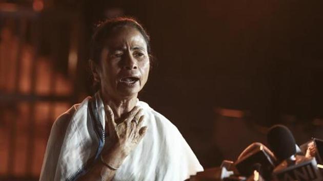 West Bengal chief minister Mamata Banerjee speaks to media in New Delhi. (Burhaan Kinu/HT File Photo) West Bengal chief minister Mamata Banerjee speaks to media in New Delhi. (Burhaan Kinu/HT File Photo)