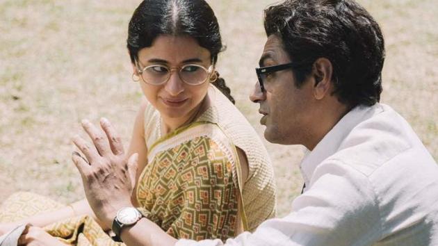 Nawazuddin Sidduiq and Rasika Duggal as young Manto and Safia in the film, Manto. Nawazuddin Sidduiq and Rasika Duggal as young Manto and Safia in the film, Manto.