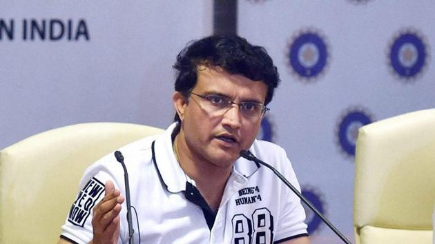 Sourav Ganguly’s name was proposed by BCCI GM Saba Karim for MAK Pataudi Memorial Lecture on June 12.(PTI)