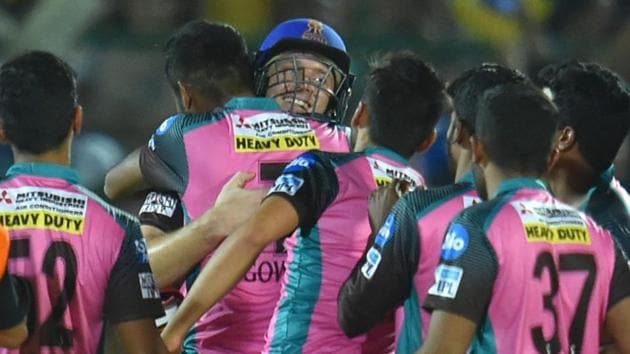 Rajasthan Royals edged out Chennai Super Kings by four wickets in a thrilling IPL 2018 encounter at the Sawai Mansingh Stadium in Jaipur on Friday. (PTI)
