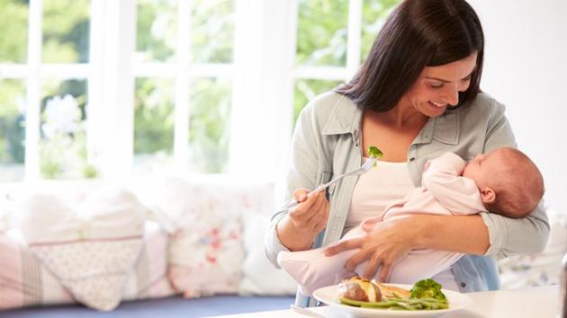 A woman’s need for calories, proteins, vitamins, minerals and water increases after delivery.(Getty Images/iStockphoto) A woman’s need for calories, proteins, vitamins, minerals and water increases after delivery.(Getty Images/iStockphoto)