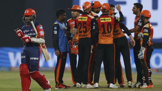 Sunrisers Hyderabad are on top of the Indian Premier League (IPL) 2018 table with 18 points.(AP)