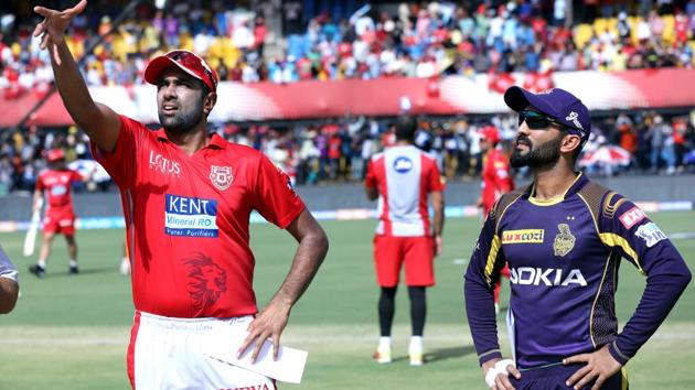 Ravichandran Ashwin-led Kings XI Punjab won the toss and elected to field first against Kolkata Knight Riders. (BCCI) 