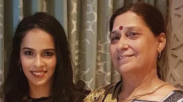 Saina Nehwal’s mother is also a Badminton player and as a kid, she used to enjoy watching her play.(Instagram/nehwalsaina)