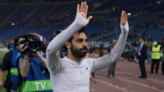 Mohamed Salah beat Kevin De Bruyne, David de Gea, Harry Kane, Raheem Sterling and James Tarkowski to the Premier League’s Player of the Year award.(AFP)