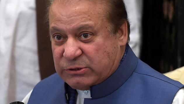 Ousted Pakistani prime minister Nawaz Sharif gestures during a press conference in Islamabad. (AFP File Photo) Ousted Pakistani prime minister Nawaz Sharif gestures during a press conference in Islamabad. (AFP File Photo)