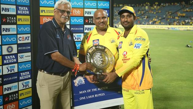 Expectedly Ambati Rayudu was named Man of the Match for his brilliant performance. (BCCI)