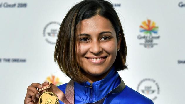 Heena Sidhu won the gold medal in women’s 10m air pistol at the International Shooting Competitions of Hannover on Monday.(PTI)