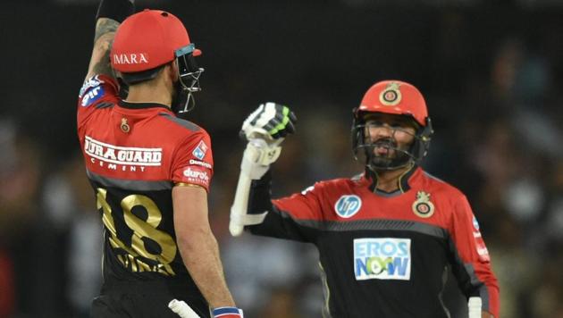 Royal Challengers Bangalore defeated Kings XI Punjab on Monday to be alive in race for IPL 2018 playoffs. (PTI) Royal Challengers Bangalore defeated Kings XI Punjab on Monday to be alive in race for IPL 2018 playoffs. (PTI)