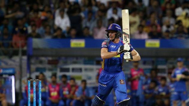 Jos Buttler’s knock ensured Rajasthan Royals stayed alive in the race for the play-offs while Mumbai Indians’ loss put them on the brink of elimination. (BCCI) 