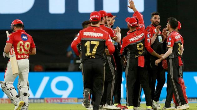 And eventually Royal Challengers Bangalore bowled out Kings XI Punjab for 88, the lowest total at Indore in IPL history. (BCCI) 
