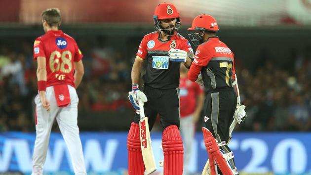 Captain Virat Kohli and Parthiv Patel guided Royal Challengers Bangalore to a 10-wicket win over Kings XI Punjab in a crucial Indian Premier League 2018 (IPL 2018) game at the Holkar Cricket Stadium, Indore, tonight. Get highlights of Kings XI Punjab vs Royal Challengers Bangalore, IPL 2018, here.(BCCI)
