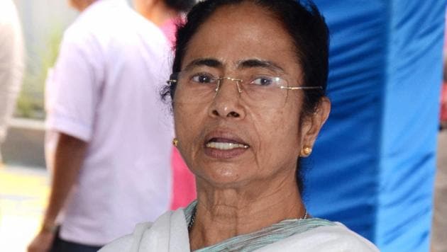 West Bengal chief minister Mamata Banerjee addresses the media at CM's office in Howrah.(PTI File Photo)