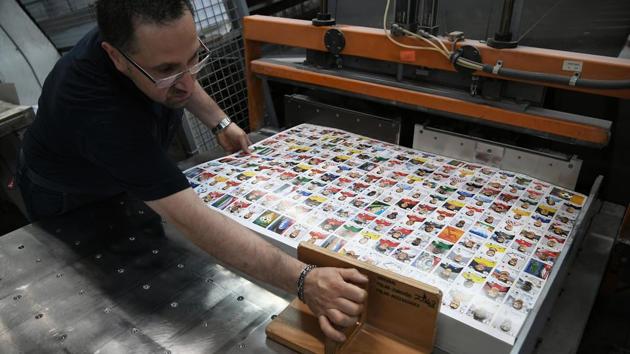 Even competition from internet collections has not yet threatened or diminished the appeal a traditional paper album. It’s a bit like books, some move to e-books, others will always prefer paper and Panini feels that’s the same for its collectors. (Marco Bertorello / AFP) Even competition from internet collections has not yet threatened or diminished the appeal a traditional paper album. It’s a bit like books, some move to e-books, others will always prefer paper and Panini feels that’s the same for its collectors. (Marco Bertorello / AFP)