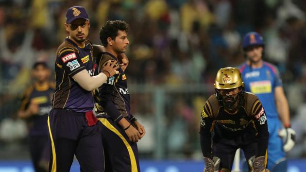 Get full cricket score of Kolkata Knight Riders vs Rajasthan Royals, Indian Premier League (IPL) 2018, here. KKR beat RR by 6 wickets to consolidate their place in top 4 of IPL.(BCCI)