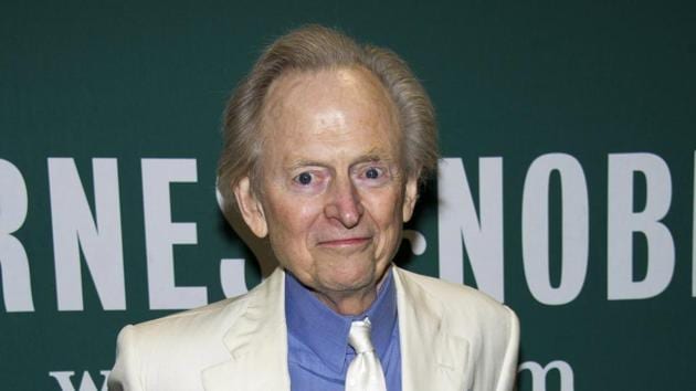 Tom Wolfe at a book signing for his novel "Back to Blood" at Barnes & Noble in New York. (AP File Photo) Tom Wolfe at a book signing for his novel "Back to Blood" at Barnes & Noble in New York. (AP File Photo)
