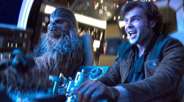 Alden Ehrenreich stars as Han Solo in Solo: A Star Wars Story. Alden Ehrenreich stars as Han Solo in Solo: A Star Wars Story.