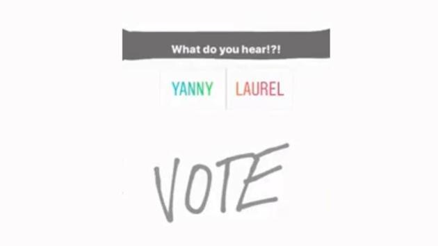 Do you hear Yanny or Laurel or both?(Twitter)