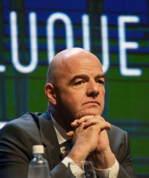 FIFA President Gianni Infantino is looking to expand Club World Cup from a seven team event to 24.(AFP)