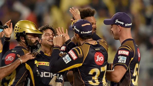 Kuldeep’s haul resulted in Rajasthan Royals losing nine wickets for 79 runs as they were bowled out for 142. (PTI) Kuldeep’s haul resulted in Rajasthan Royals losing nine wickets for 79 runs as they were bowled out for 142. (PTI)