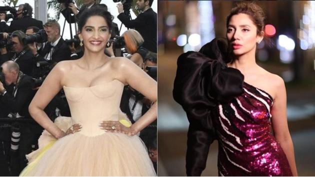 Sonam Kapoor and Mahira Khan at Cannes Film Festival. Sonam Kapoor and Mahira Khan at Cannes Film Festival.