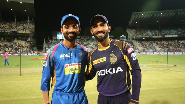 Kolkata Knight Riders won the toss and chose to bowl in a vital match against Rajasthan Royals at the Eden Gardens.  (BCCI) 