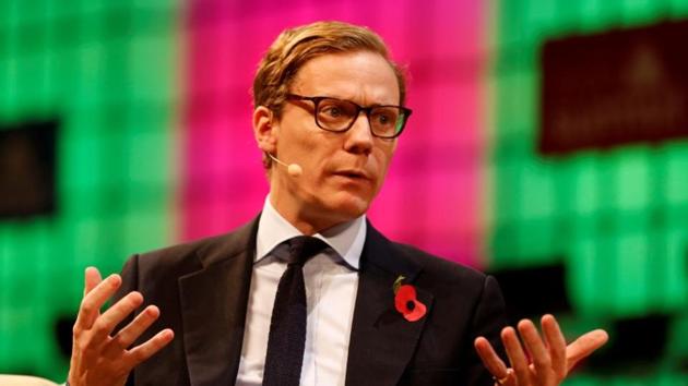 CEO of Cambridge Analytica, Alexander Nix, speaks during the Web Summit, Europe's biggest tech conference, in Lisbon, Portugal, November 9, 2017.(Reuters File Photo)