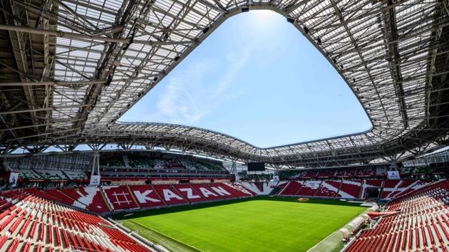 After ratifying the usage of the video assistant referee in Russia, FIFA is set to break more technological barriers at the 2018 World Cup. Image of stadium for representative purposes only.(AFP) After ratifying the usage of the video assistant referee in Russia, FIFA is set to break more technological barriers at the 2018 World Cup. Image of stadium for representative purposes only.(AFP)