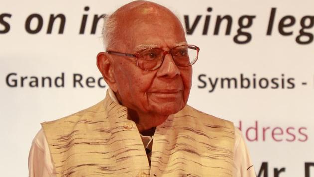 Senior lawyer Ram Jethmalani(HT FIle Photo)