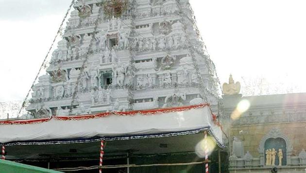 Lord Venkateshwara temple in Tirumala(PTI Photo)