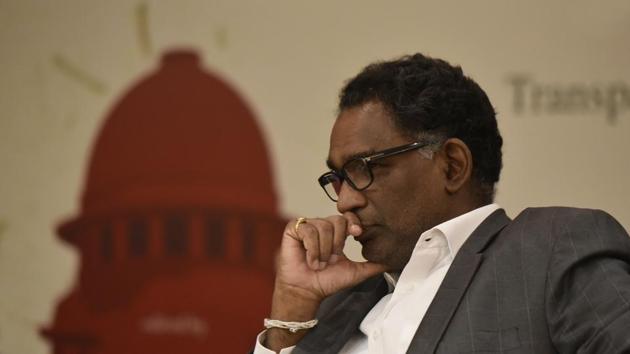 Supreme Court Judge Jasti Chelameswar in New Delhi April 9.(Vipin Kumar/HT File Photo)