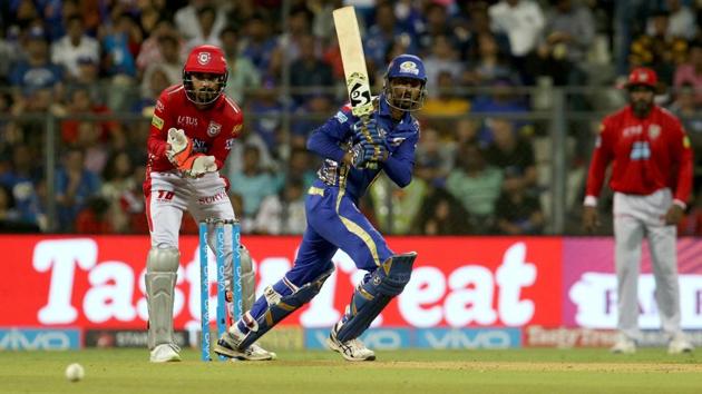 Krunal Pandya (32) stitched a crucial stand with Kieron Pollard. (BCCI) 