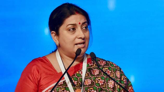 Former I&B minister Smriti Irani delivers the inaugural address at the 15th Asia Media Summit, in New Delhi. (PTI File Photo) Former I&B minister Smriti Irani delivers the inaugural address at the 15th Asia Media Summit, in New Delhi. (PTI File Photo)