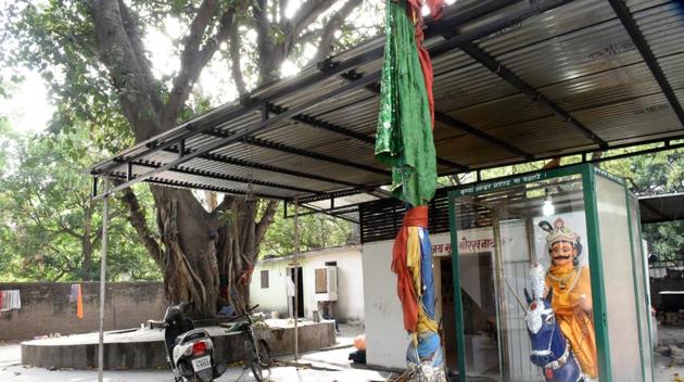 A banyan tree seen at Guga Ki Marhi shrine is 250 years old. Santosh Kumar, the chief conservator of forests, said, “We have decided to give residents a fortnight-long window in which they can nominate trees they think deserve this status along with a picture of the tree and other details.Once the trees are declared heritage, it is our to maintain them and upkeep of the premises around the said trees. ” (HT Photo) A banyan tree seen at Guga Ki Marhi shrine is 250 years old. Santosh Kumar, the chief conservator of forests, said, “We have decided to give residents a fortnight-long window in which they can nominate trees they think deserve this status along with a picture of the tree and other details.Once the trees are declared heritage, it is our to maintain them and upkeep of the premises around the said trees. ” (HT Photo)