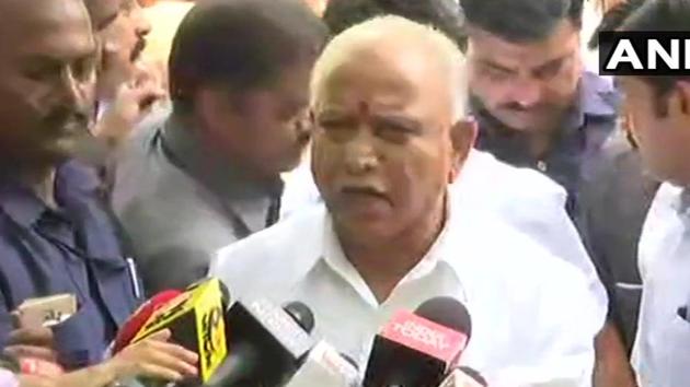 Karnataka chief minister Yeddyurappa said he is confident of proving majority on the floor of the House.(ANI Photo)