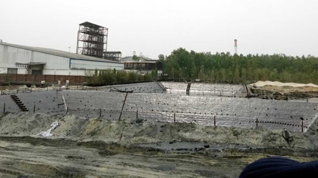 A view of underground tank which is used to store molasses at the unit of Chadha Sugar Mill at village Kiri Afgana in Gurdaspur district.(HT Photo) A view of underground tank which is used to store molasses at the unit of Chadha Sugar Mill at village Kiri Afgana in Gurdaspur district.(HT Photo)