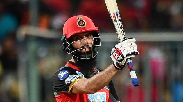 Royal Challengers Bangalore's Moeen Ali helped set up the side’s win over Sunrisers Hyderabad in an IPL 2018 match in Bengaluru on Thursday. (PTI) Royal Challengers Bangalore's Moeen Ali helped set up the side’s win over Sunrisers Hyderabad in an IPL 2018 match in Bengaluru on Thursday. (PTI)
