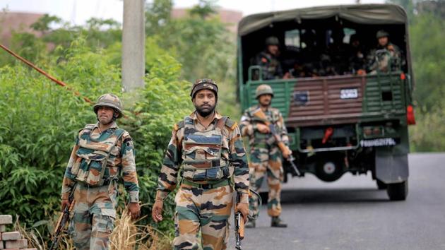 This is the first incident of an attack on the security forces by militants after the Union home ministry announced non-initiation of combat operations during the holy Muslim month of Ramzan.(PTI file photo)