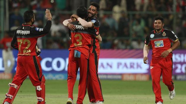 Royal Challengers Bangalore (RCB) defeated Sunrisers Hyderabad (SRH) by 14 runs in their IPL 2018 clash in Bengaluru on Thursday. (BCCI)