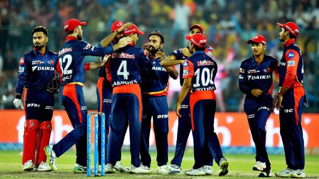 Live streaming of Delhi Daredevils vs Mumbai Indians, Indian Premier League (IPL 2018) match at the Feroz Shah Kotla, New Delhi, was available online. Delhi Daredevils defeated Mumbai Indians by 11 runs, knocking the defending champions out of the playoffs race.(PTI)