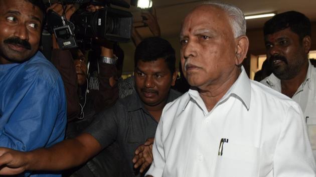 Karnataka chief ministerial BS Yeddyurappa(Arijit Sen/HT Photo)