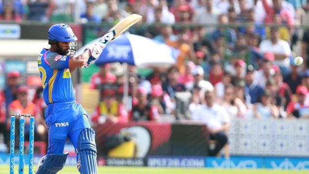 Rahul Tripathi, who has been struggling for runs in the IPL 2018, started confidently and punished the RCB bowling. (BCCI)
