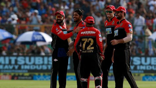 Umesh Yadav struck twice and he finished up with figures of 4-1-25-3 as Rajasthan Royals were in danger of being restricted to a below-par score. (BCCI)