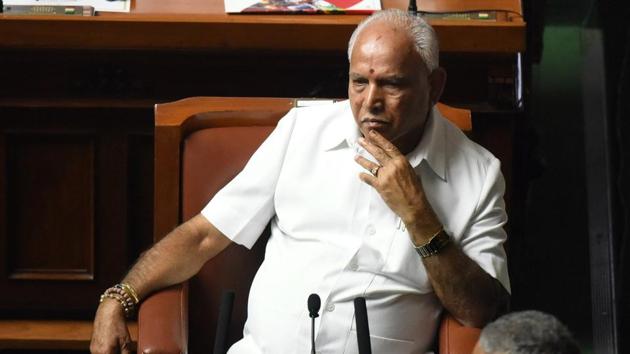BS Yeddyurappa, 75, belongs to the Lingayat community, which makes up around 15% of the Karnataka population. (Arijit Sen/HT Photo) BS Yeddyurappa, 75, belongs to the Lingayat community, which makes up around 15% of the Karnataka population. (Arijit Sen/HT Photo)